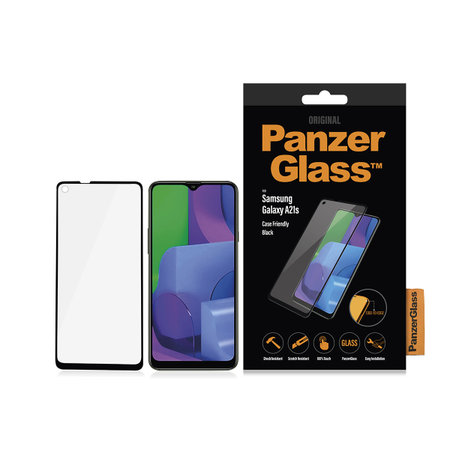 PanzerGlass - Geam Securizat Case Friendly pentru Samsung Galaxy A21s, negru