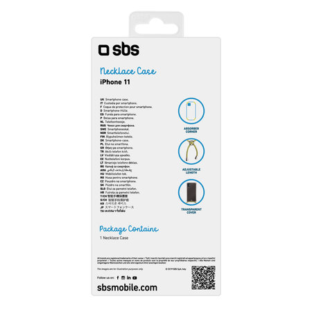 SBS - Caz School pentru iPhone 11, galben