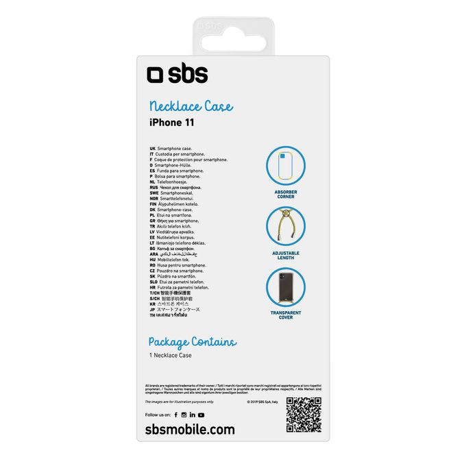 SBS - Caz School pentru iPhone 11, galben