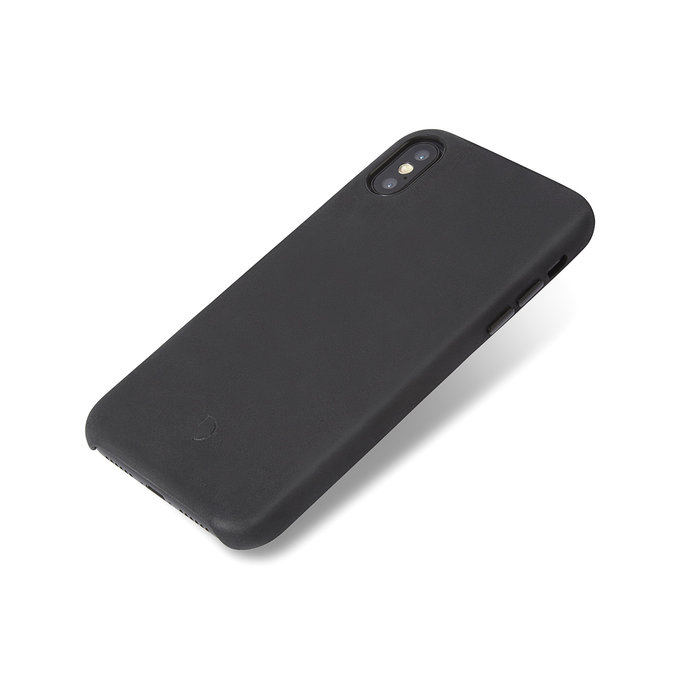 Decoded Leather Case husă pentru iPhone XS Max, neagră