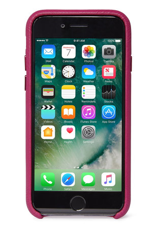 Decoded Leather Back Cover husă pentru iPhone SE 2020/8/7, roz