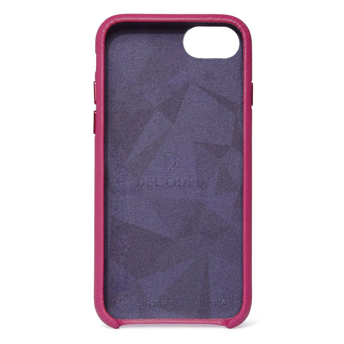 Decoded Leather Back Cover husă pentru iPhone SE 2020/8/7, roz
