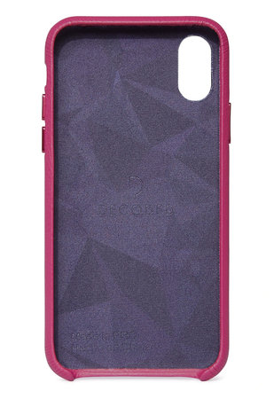 Decoded Leather Back Cover husă pentru iPhone X/Xs, roz