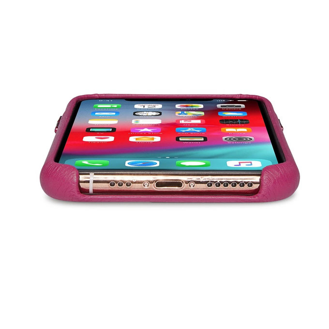 Decoded Leather Back Cover husă pentru iPhone X/Xs, roz