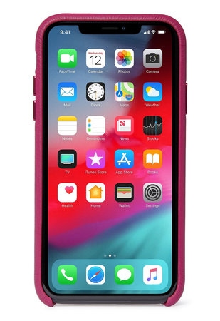 Decoded Leather Back Cover husă pentru iPhone XR, roz