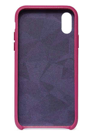 Decoded Leather Back Cover husă pentru iPhone XR, roz