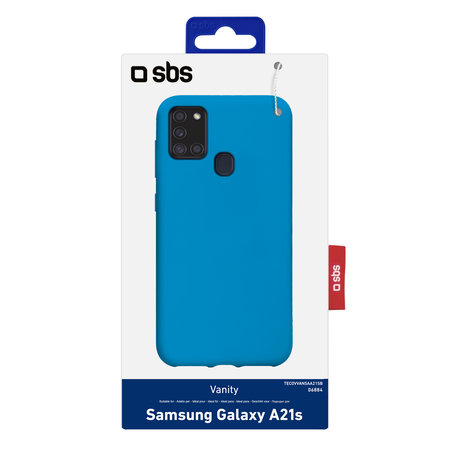SBS - Caz Vanity pentru Samsung Galaxy A21s, albastru