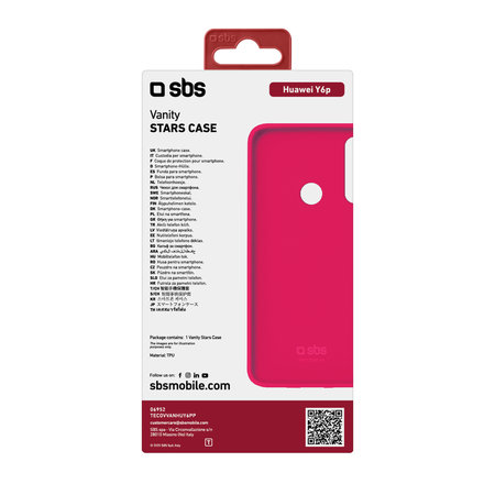 SBS - Caz Vanity pentru Huawei Y6p, roz