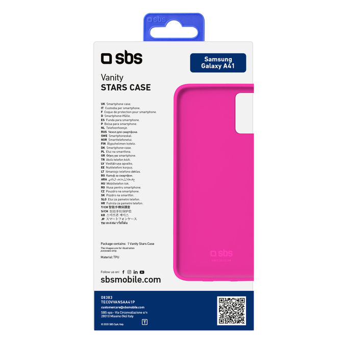 SBS - Caz Vanity pentru Samsung Galaxy A41, roz
