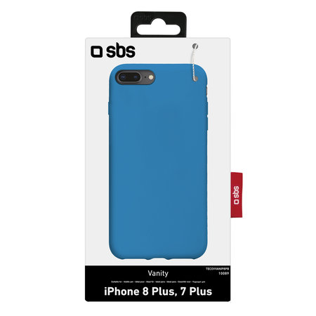SBS - Caz Vanity pentru iPhone 7 Plus & 8 Plus, albastru