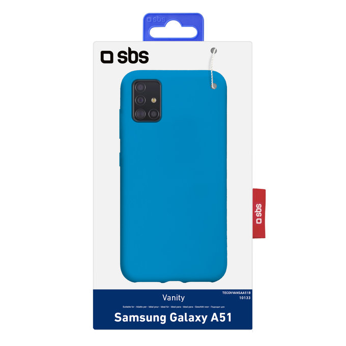 SBS - Caz Vanity pentru Samsung Galaxy A51, albastru