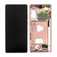 Samsung Galaxy Note 20 N980B - Ecran LCD + Sticlă Tactilă + Ramă (Mystic Bronze) - GH82-23495B, GH82-23733B Genuine Service Pack