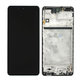 Samsung Galaxy M51 M515F - Ecran LCD + Sticlă Tactilă + Ramă (Celestial Black) - GH82-23568A, GH82-24168A, GH82-24166A Genuine Service Pack