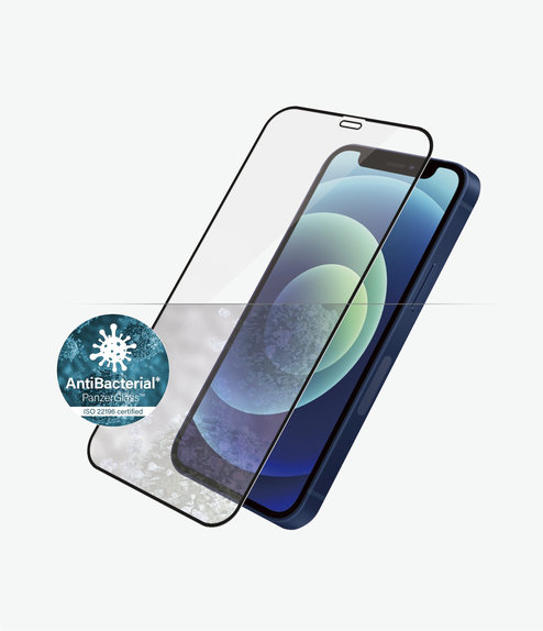 PanzerGlass - Geam Securizat Case Friendly AB pentru iPhone 12 mini, negru