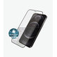 PanzerGlass - Geam Securizat Case Friendly AB pentru iPhone 12 & 12 Pro, negru