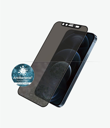 PanzerGlass - Geam Securizat Privacy Case Friendly CamSlider AB pentru iPhone 12 Pro Max, negru