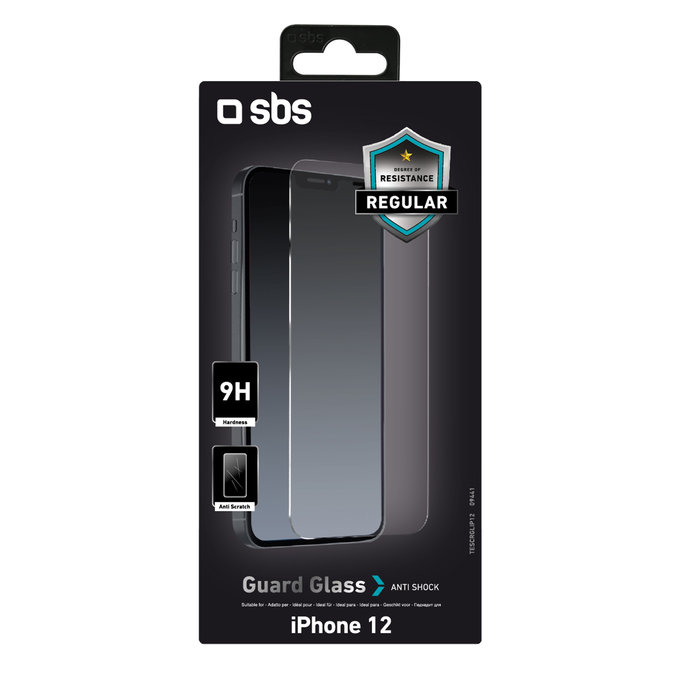 SBS - Geam Securizat pentru iPhone 12 mini, transparent