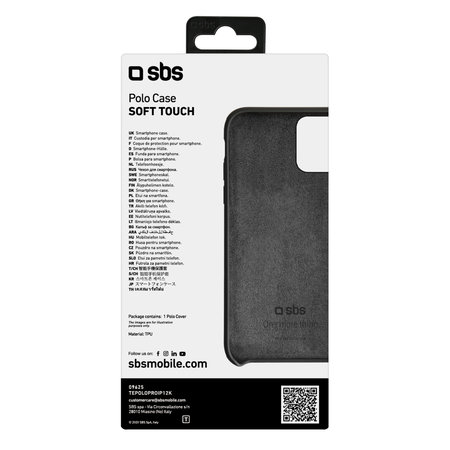 SBS - Caz Polo One pentru iPhone 12 mini, negru