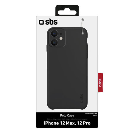 SBS - Caz Polo One pentru iPhone 12 & 12 Pro, negru
