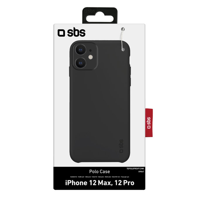 SBS - Caz Polo One pentru iPhone 12 & 12 Pro, negru