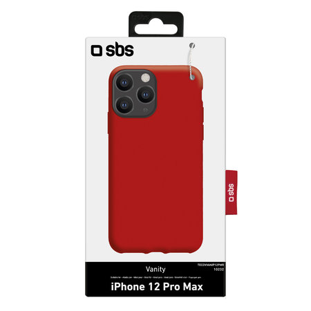 SBS - Caz Vanity pentru iPhone 12 Pro Max, ro?u