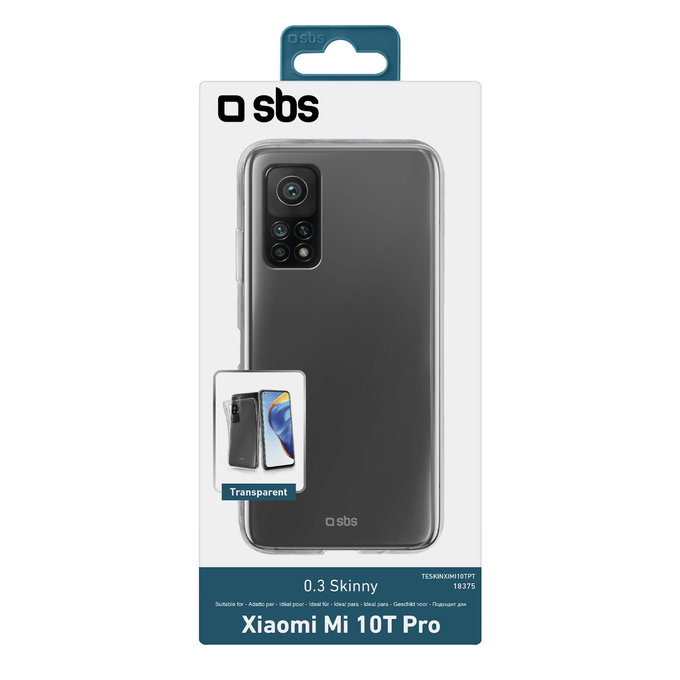 SBS - Caz Skinny pentru Xiaomi Mi 10T Pro, transparent