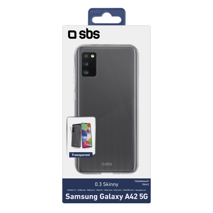 SBS - Caz Skinny pentru Samsung Galaxy A42 5G, transparent