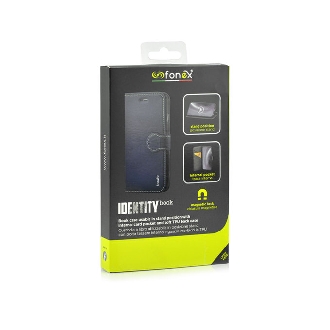 Fonex - Caz Book Identity pentru Samsung Galaxy S20 FE, albastru