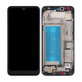 LG Q60 X525 - Ecran LCD + Sticlă Tactilă + Ramă (Blue) Single Sim TFT
