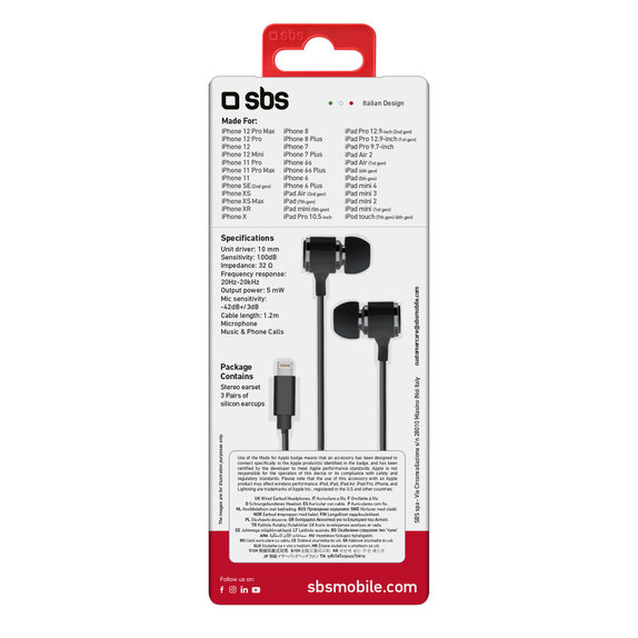 SBS - Că?ti cu microfon, Lightning, negru