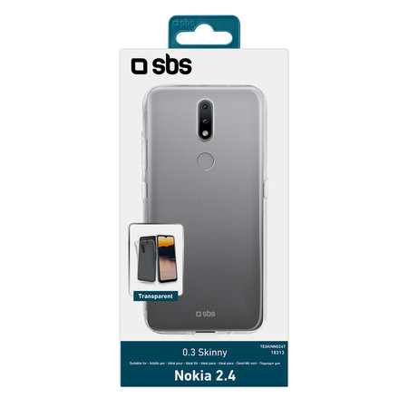 SBS - Caz Skinny pentru Nokia 2.4, transparent