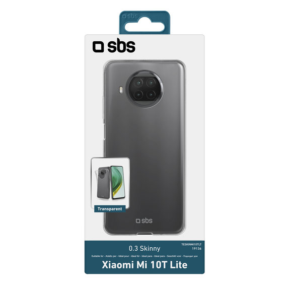 SBS - Caz Skinny pentru Xiaomi Mi 10T Lite 5G, transparent