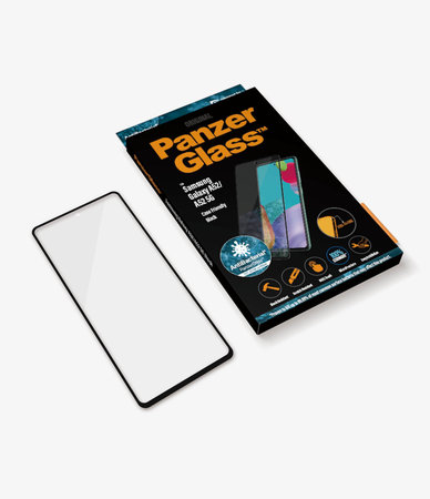 PanzerGlass - Geam securizat Case Friendly AB pentru Samsung Galaxy A52, A52 5G, A52s & A53 5G, negru