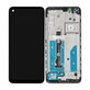 Motorola Moto G8 XT2045 - Ecran LCD + Sticlă Tactilă + Ramă (Black) - 5D68C16383 Genuine Service Pack