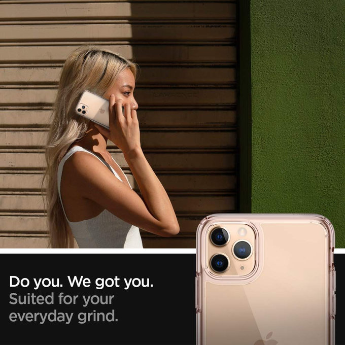 Spigen - Husă Ultra Hybrid pentru iPhone 11 Pro, roz