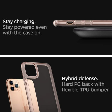 Spigen - Husă Ultra Hybrid pentru iPhone 11 Pro, roz
