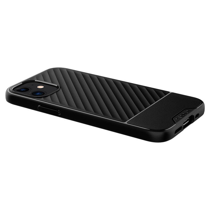 Spigen - Caz Core Armor pentru iPhone 12 mini, negru