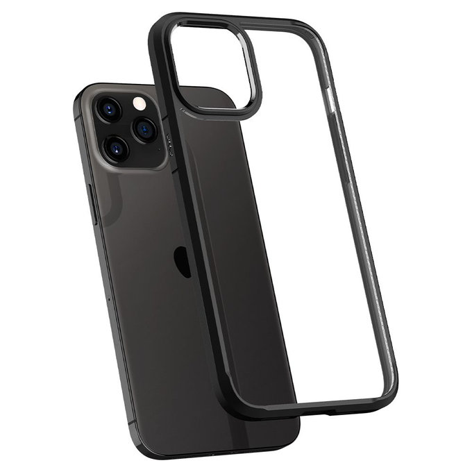 Spigen - Caz Ultra Hybrid pentru iPhone 12 Pro Max, negru