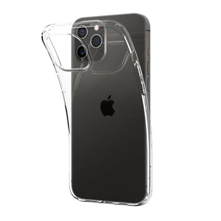 Spigen - Caz Liquid Crystal pentru iPhone 12 & 12 Pro, Crystal Clear