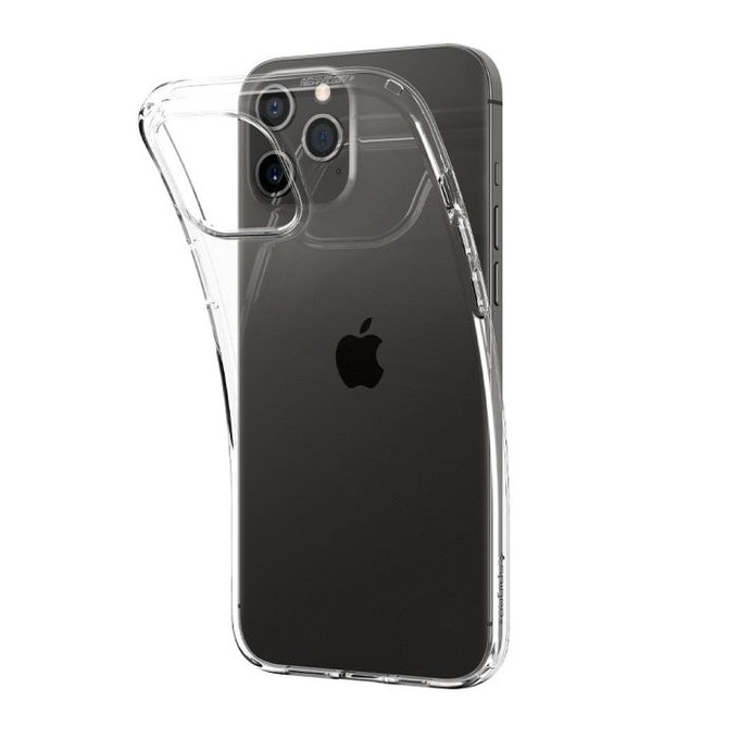 Spigen - Caz Liquid Crystal pentru iPhone 12 & 12 Pro, Crystal Clear