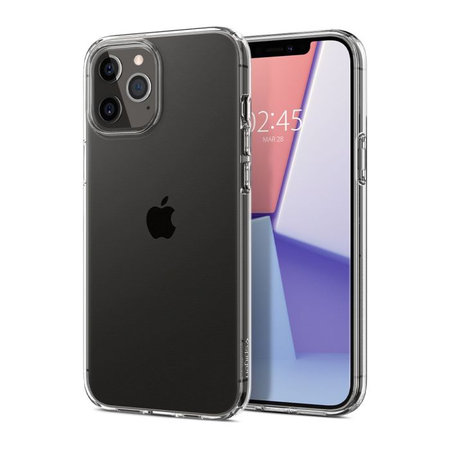 Spigen - Caz Liquid Crystal pentru iPhone 12 & 12 Pro, Crystal Clear