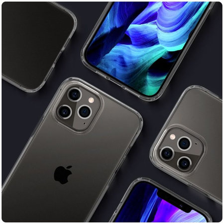 Spigen - Caz Liquid Crystal pentru iPhone 12 & 12 Pro, Crystal Clear