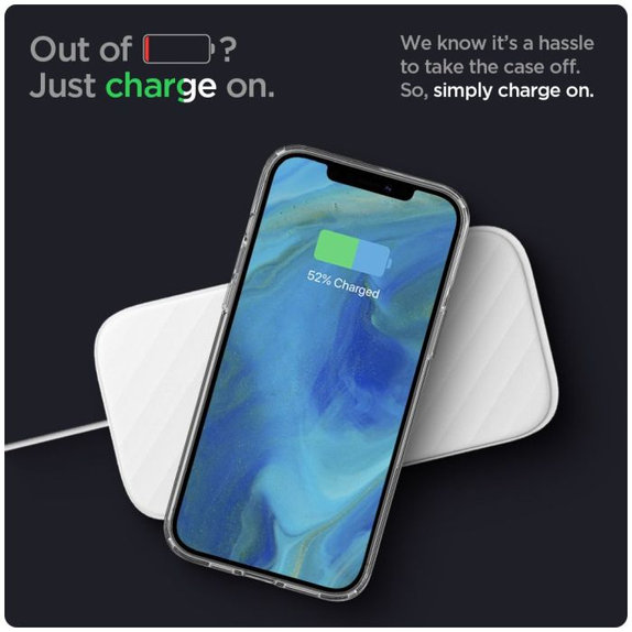 Spigen - Caz Liquid Crystal pentru iPhone 12 & 12 Pro, Crystal Clear