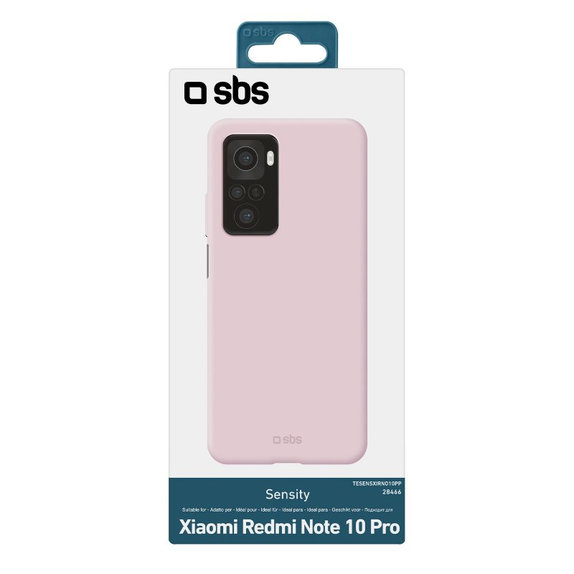 SBS - Caz Sensity pentru Xiaomi Redmi Note 10 Pro, roz