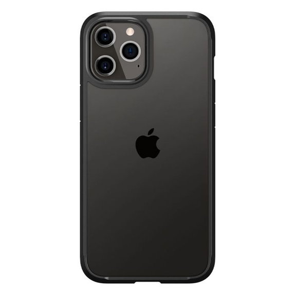 Spigen - Tok Ultra Hybrid - iPhone 12 és 12 Pro, fekete