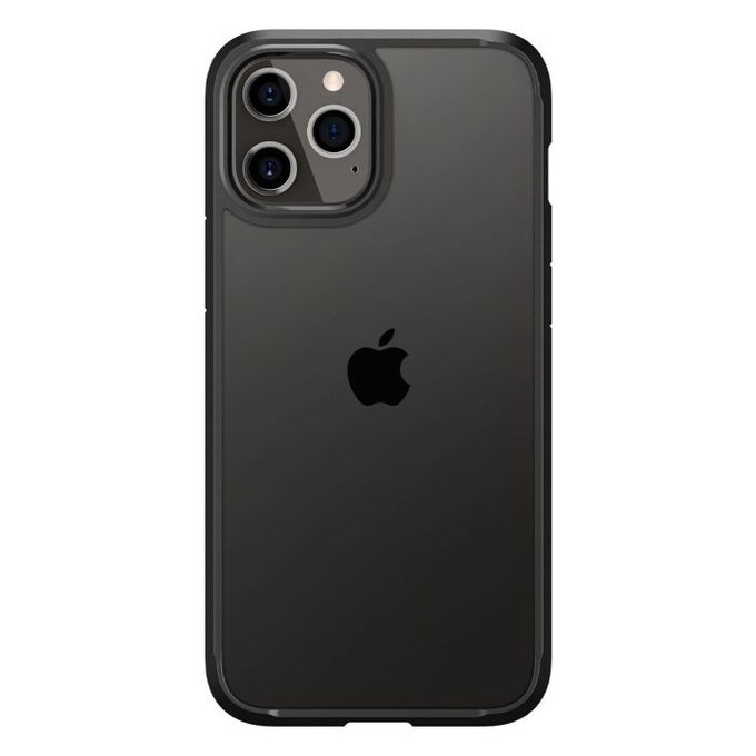 Spigen - Tok Ultra Hybrid - iPhone 12 és 12 Pro, fekete