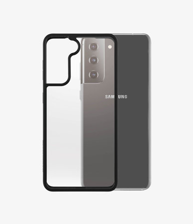 PanzerGlass - Caz ClearCase AB pentru Samsung Galaxy S21, negru
