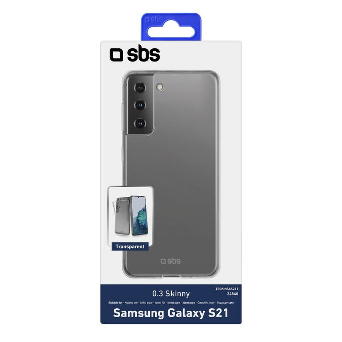 SBS - Caz Skinny pentru Samsung Galaxy S21, transparent
