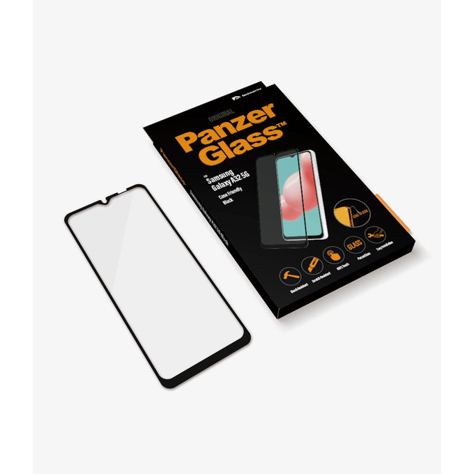 PanzerGlass - Geam Securizat Case Friendly pentru Samsung Galaxy A32 5G, negru