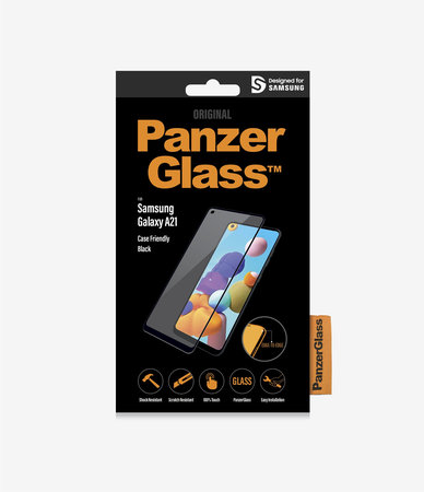 PanzerGlass - Geam Securizat Case Friendly pentru Samsung Galaxy A21, black